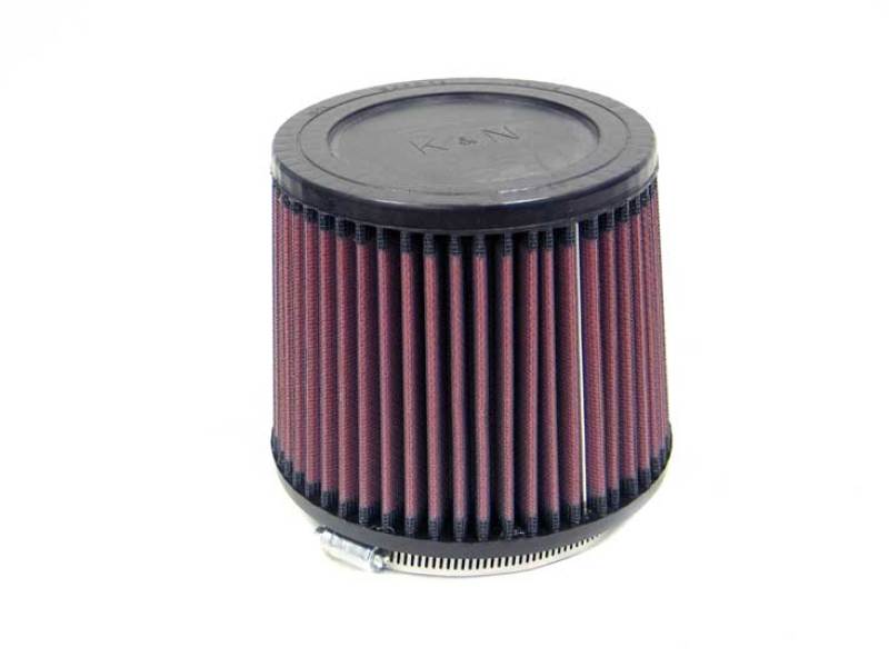 K&N Engineering Universal Rubber Air Filter with 4.5-inch Flange ID, 5.875-inch Base OD, 5.125-inch Top OD, and 5-inch Height