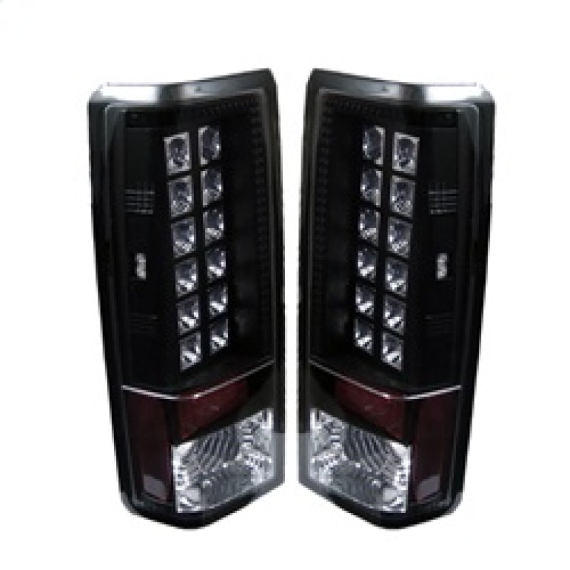 Spyder Chevy Astro and GMC Safari LED Tail Lights in Black - Part Number ALT-YD-CAS85-LED-BK