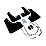Rally Armor UR Series Black Mud Flaps for 2015-2016 Volkswagen Golf and Golf SportWagen | Part Number: ralMF37-UR-BLK/BL