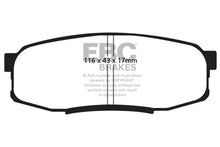 Load image into Gallery viewer, EBC ED91816 Extra Duty Rear Brake Pads for Toyota Tundra and Land Cruiser