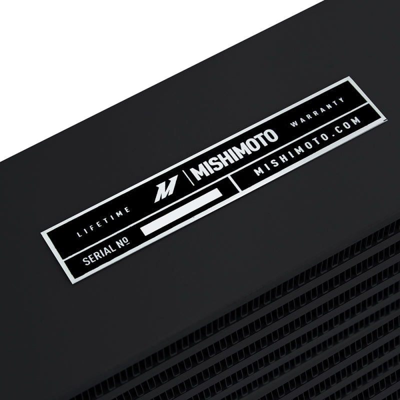 Mishimoto Heavy-Duty 10-inch Oil Cooler with Same-Side Outlets - Black