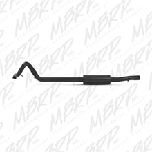 Load image into Gallery viewer, MBRP Armor BLK Series 2.5-inch Cat Back Exhaust System for Jeep Wrangler 2007-2011 with Off-Road Tail Pipe and Black Coating