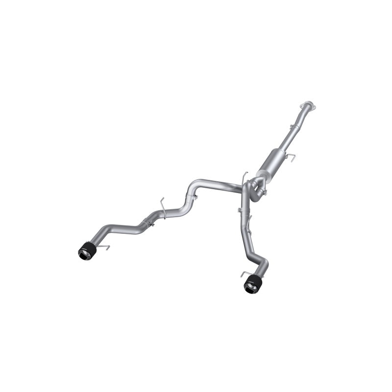 MBRP Armor Pro Series 3-Inch Cat Back Exhaust System with Dual Rear Exit and Carbon Fiber Tips for Ford F-150 (2021-2022)