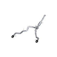Load image into Gallery viewer, MBRP Armor Pro Series 3-Inch Cat Back Exhaust System with Dual Rear Exit and Carbon Fiber Tips for Ford F-150 (2021-2022)