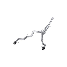 MBRP Armor Pro Series 3-Inch Cat Back Exhaust System with Dual Rear Exit and Carbon Fiber Tips for Ford F-150 (2021-2022)