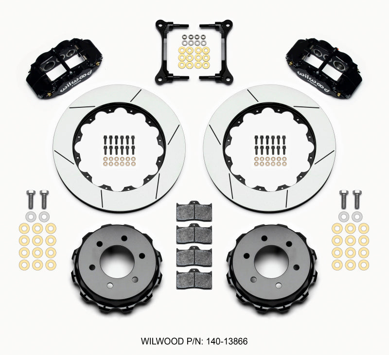 Wilwood Narrow Superlite 4R Rear Truck Brake Kit for 2012-2013 Ford F-150 - 14.25-inch Rotors, Four-Piston Calipers