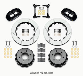 Wilwood Narrow Superlite 4R Rear Truck Brake Kit for 2012-2013 Ford F-150 - 14.25-inch Rotors, Four-Piston Calipers
