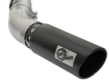 Load image into Gallery viewer, aFe Large Bore HD 5-inch 409 Stainless Steel DPF-Back Exhaust System with Black Tip for 2017 GM Duramax V8-6.6L (L5P) Diesel Trucks