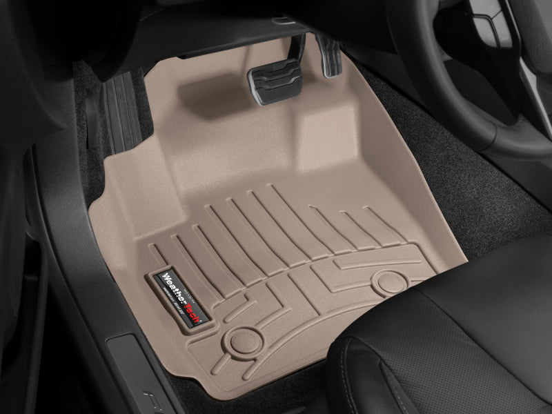 WeatherTech FloorLiner DigitalFit Tan Front and Rear Floor Mats WET45077-1-2 for Toyota Land Cruiser