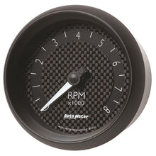 Load image into Gallery viewer, AutoMeter GT Series 3-3/8 Inch In-Dash 8,000 RPM Tachometer with White LED Lighting