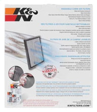 Load image into Gallery viewer, K&amp;N Engineering Cabin Air Filter for VW Jetta, Golf, Passat, and Beetle * Part Number KNNVF2012