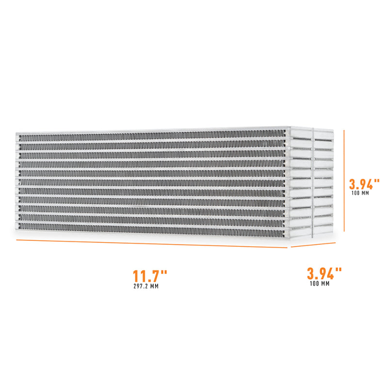 Mishimoto Universal Air-to-Water Race Intercooler Core - 11.7in x 3.94in x 3.94in