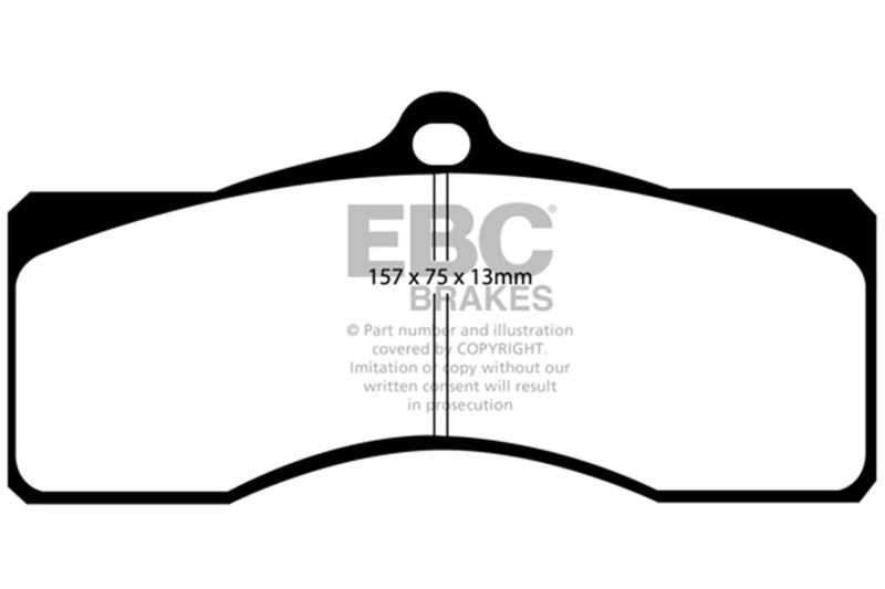EBC Bluestuff NDX Front Brake Pads DP51155NDX for Chevrolet Corvette