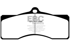 EBC Bluestuff NDX Front Brake Pads DP51155NDX for Chevrolet Corvette