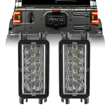 Load image into Gallery viewer, ORACLE Lighting 2018+ Jeep Wrangler JL Dual Function Amber/White Reverse LED Flush Tail Lights – Part Number ORL5915-JL-023