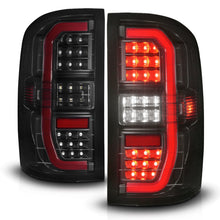 Load image into Gallery viewer, ANZO 14-18 GMC Sierra 1500 Full LED Taillights with Smoke Lens and Black Housing