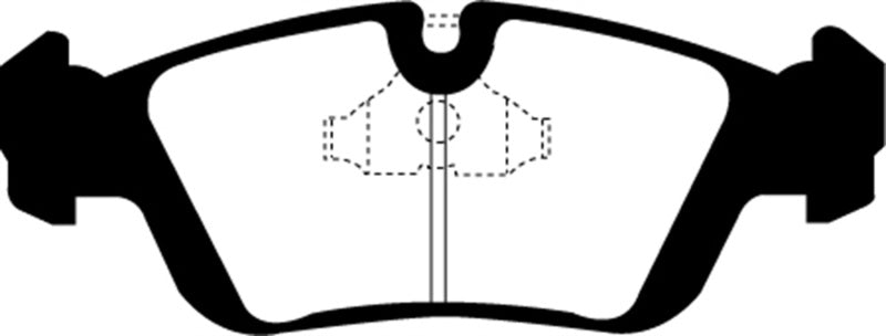 EBC Redstuff Ceramic Low Dust Front Brake Pads for BMW 3 Series (1992-1999) - Part Number ebcDP3914C