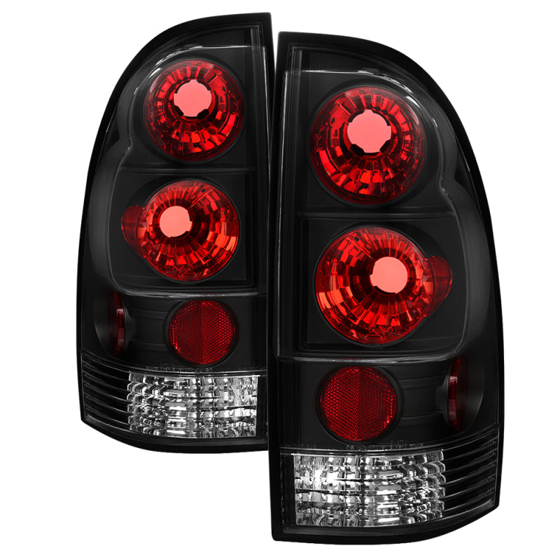 Spyder Euro Style Tail Lights for Toyota Tacoma 2005-2015 in Black * Part #ALT-YD-TT05-BK