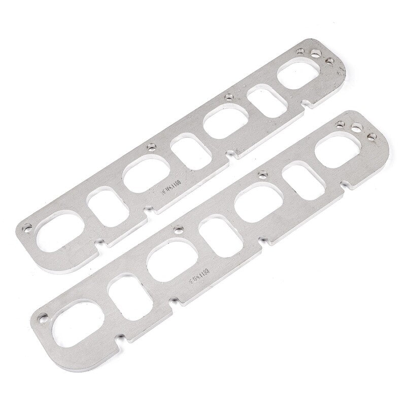 Stainless Works Hemi 5.7L/6.1L/6.4L D-Port Shaped Header Exhaust Flanges - 1-7/8 inch Primaries