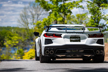 Load image into Gallery viewer, MBRP Armor Pro Series 20-24 Chevrolet Corvette C8 3-Inch Active Cat Back Exhaust with Quad Split Rear Exit and Carbon Fiber Tips