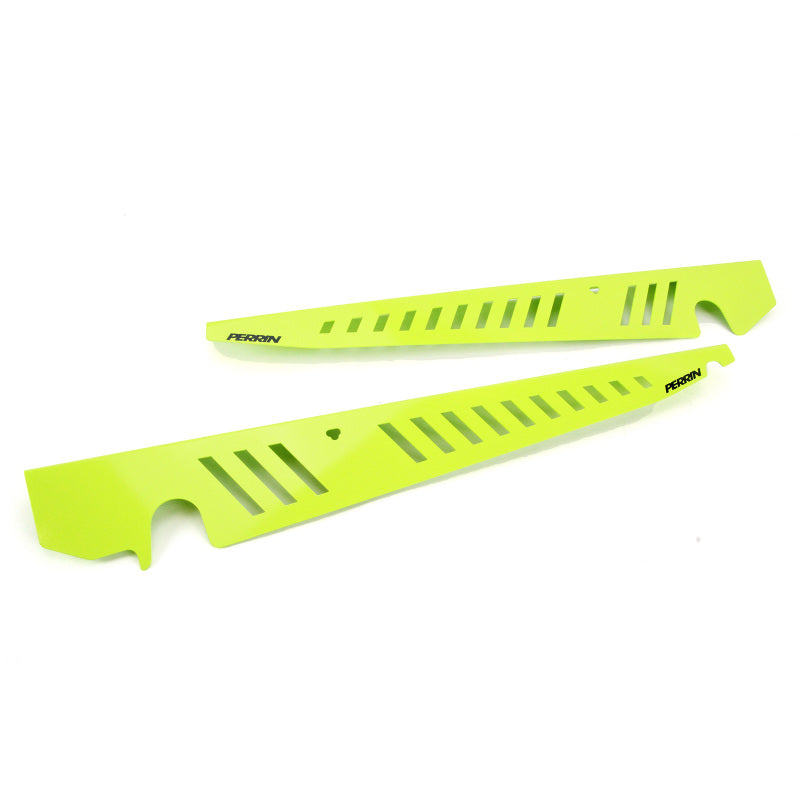 Perrin Performance Neon Yellow Fender Shroud Set for 2015-2021 Subaru WRX and STI