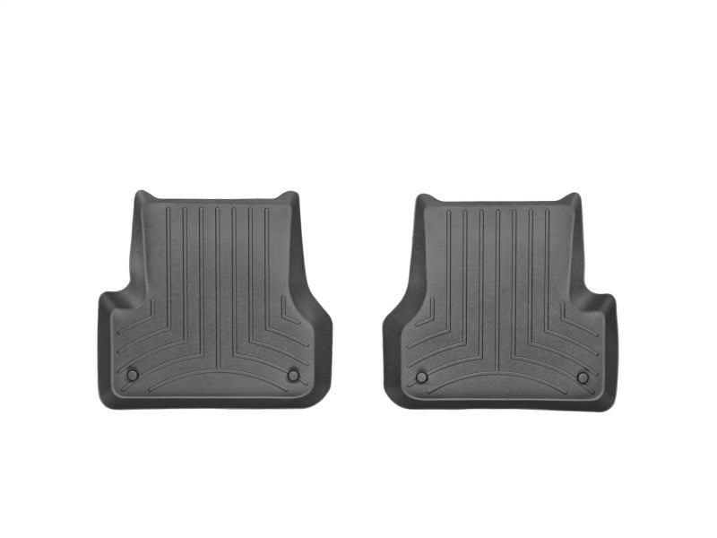 WeatherTech WET443742 FloorLiner DigitalFit Rear Floor Liners for 2012-2013 Audi A6 and A7 Quattro, Black