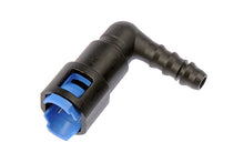Load image into Gallery viewer, Radium Engineering 3/8 inch SAE Female to 5/16 inch Barb 90 Degree Fitting