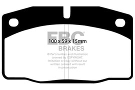 EBC DP2325 Greenstuff 2000 Series Sport Front Brake Pads