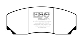 EBC Bluestuff NDX Full Race Brake Pads for Lotus Esprit and Aston Martin Virage