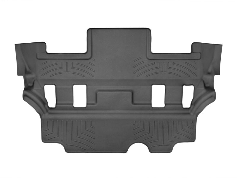 WeatherTech DigitalFit FloorLiner for 2015 Chevrolet Tahoe and GMC Yukon, 3rd Row with 2nd Row Bucket Seats - Black
