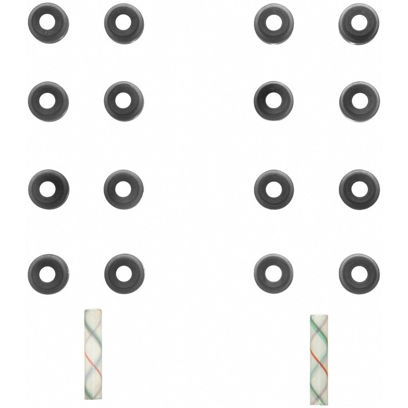 Fel-Pro Engine Valve Stem Oil Seal Set for Honda CR-V and Compatibility with Honda S2000, Civic Del Sol, and Civic - Part Number FELSS702831
