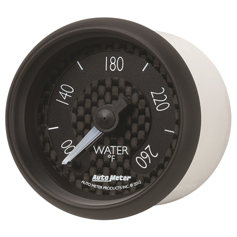 AutoMeter GT Series 52mm Full Sweep Digital Water Temperature Gauge 100-260°F