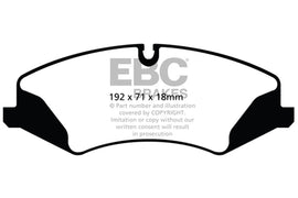 EBC Greenstuff 14+ Series Front Brake Pads for Land Rover LR4 and Range Rover Sport