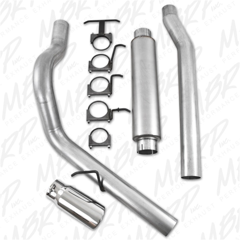 MBRP Armor Lite Series Cat Back Exhaust System for Ford F-250/F-350 2003-2007 6.0L V8, Single Side Exit