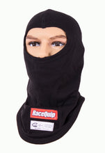 Load image into Gallery viewer, RaceQuip Black SFI 3.3 FR Two Layer Hood – Automotive Safety Gear Part RQP433992