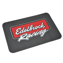 Load image into Gallery viewer, Edelbrock #2324 Racing Fender Cover - PVC Foam Mat with Printed Edelbrock Logo