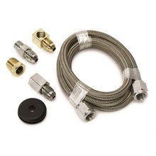 Load image into Gallery viewer, AutoMeter #4 Braided Stainless Steel Fuel Line with 3ft Length and Fittings