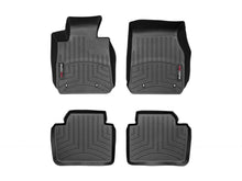Load image into Gallery viewer, WeatherTech FloorLiner DigitalFit for BMW 3 Series * Front and Rear Black All-Weather Floor Mats Part #wet44410-1-2