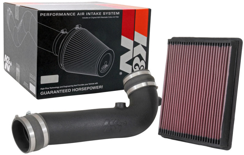 K&N Engineering 57-3098 Performance Air Intake System for Chevrolet, GMC, and Cadillac models