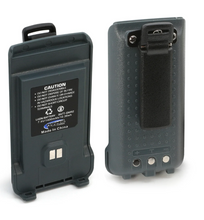 Load image into Gallery viewer, Rugged Radios GMR2 Replacement Lithium Battery with 12V Charge Port and Belt Clip - Grey