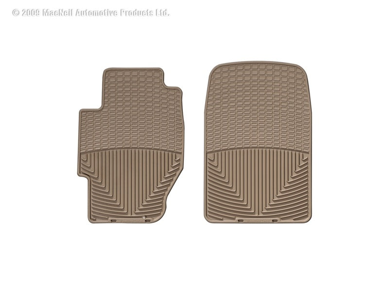 WeatherTech All-Weather Front Floor Mats for Mazda 3 and Honda Civic - Tan