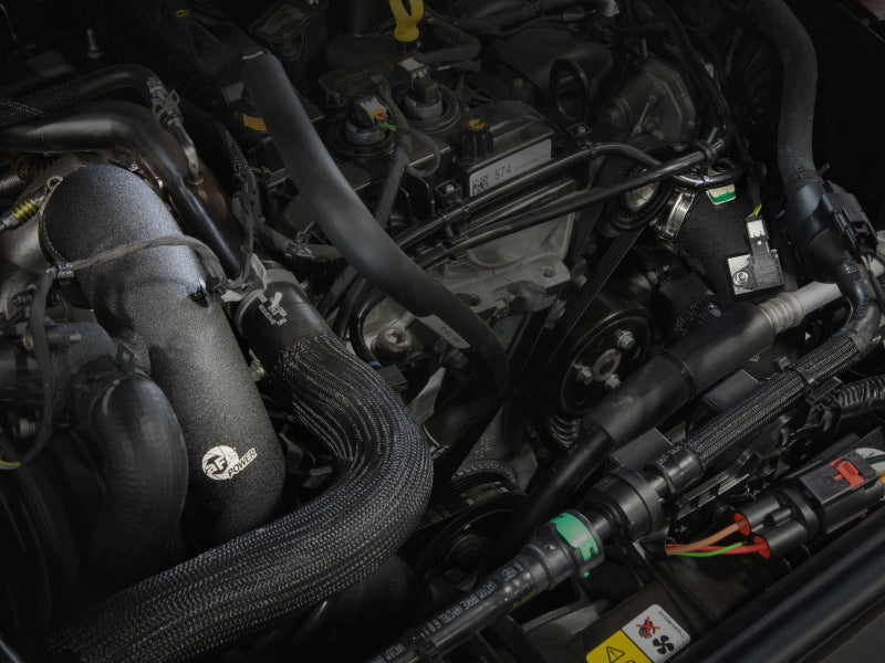 aFe BladeRunner Aluminum Hot and Cold Charge Pipe Kit for 2021-2022 Ford Bronco * Black