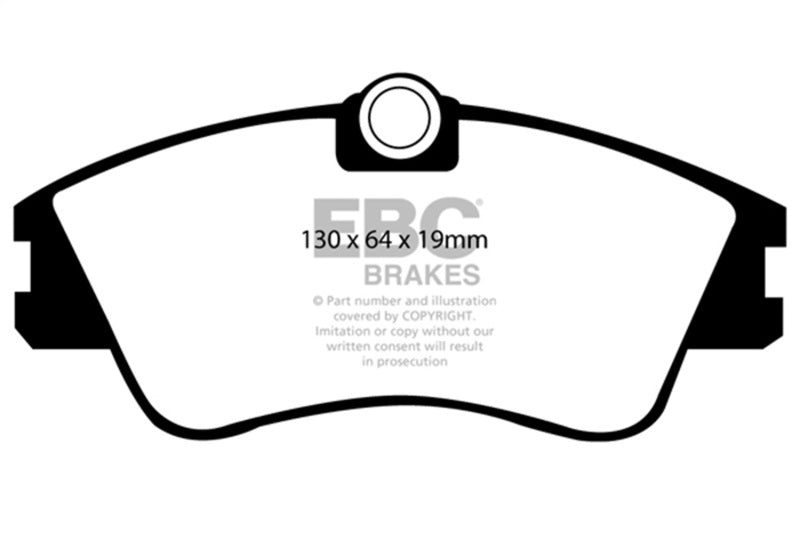 EBC DP61030 Greenstuff Front Brake Pads for 1993-2000 Volkswagen EuroVan