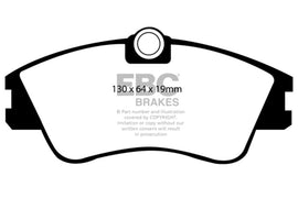 EBC DP61030 Greenstuff Front Brake Pads for 1993-2000 Volkswagen EuroVan