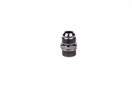 Radium Engineering 12AN ORB to 12AN Male Remote Fitting - Anodized Black Aluminum with O-Ring