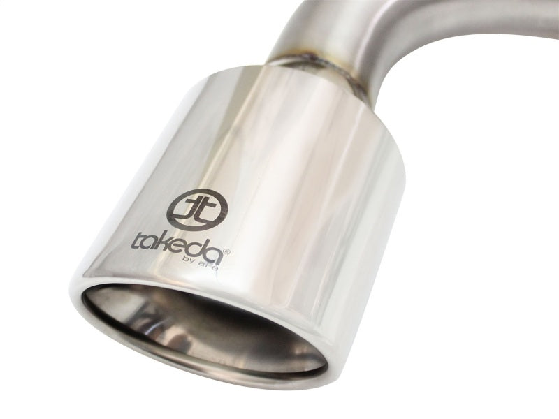 aFe Takeda Axle Back Exhaust System for Scion tC 2011-2016 with Polished Tip - Part Number afe49-36025-P
