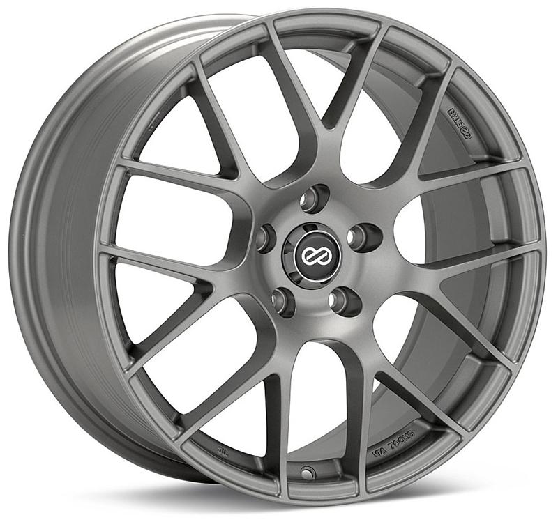 Enkei Raijin 18x8.5 Inch Hyper Silver Wheel with 45mm Offset and 5x100 Bolt Pattern