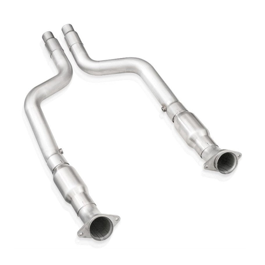 Stainless Works High-Flow Catted Midpipe Kit for Dodge Challenger and Charger 6.2L/6.4L * Part Number SSWHM64CAT