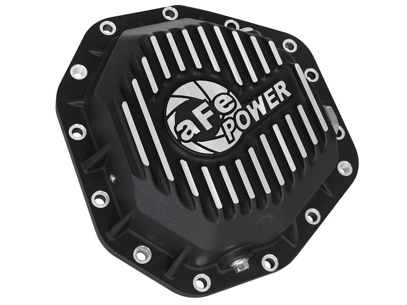 aFe Power Pro Series Rear Differential Cover with Machined Fins for 2017 Ford Super Duty V8-6.7L Diesel Trucks