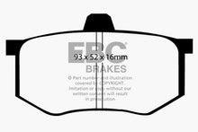 Load image into Gallery viewer, EBC Ultimax OEM Replacement Rear Brake Pads for Mitsubishi Lancer Evolution 10 * Part Number EBC UD1368